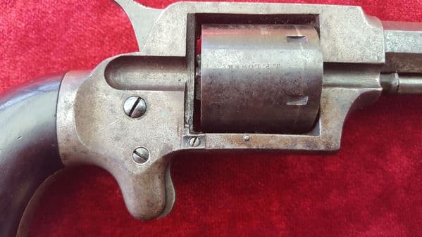 X X X  SOLD X X X   A scarce American 6 shot.32 Rimfire Revolver made by J.P. LOWER Circa 1861-1865. Ref 9245.